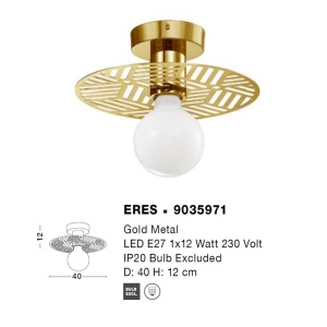 Plafoniera metal design decorativ ERES 138665 universul-luminii.ro