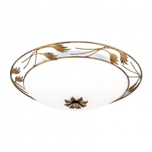 Plafoniera rustica diametru 50cm Fleur DL 7-509/50 Antik OR