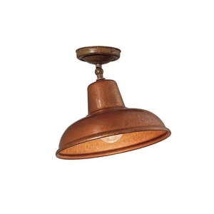 Plafoniera rustica fabricata manual, diam.25,5cm, Contrada 243.02.OR