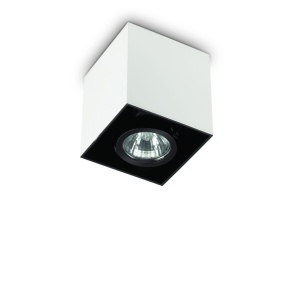 Plafoniera, Spot aplicat dim. 9x9cm, MOOD PL1 SMALL SQUARE BIANCO 140902