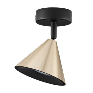 Plafoniera/Spot directionabil CONICO auriu, NVL-9011424 - Img 1