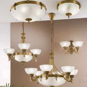Plafoniera stil clasic diametru 31cm Rocca 197545 universul-luminii.ro