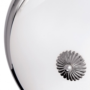 Plafoniera stil clasic Nostalgie 47cm crom/opal 98555 universul-luminii.ro