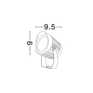 Proiector LED iluminat exterior IP65 NORTH NVL-9240677 79845 universul-luminii.ro