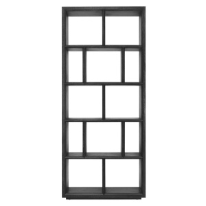 Raft din lemn design LUX Marguesa gri carbune 111661 HZ - Img 2