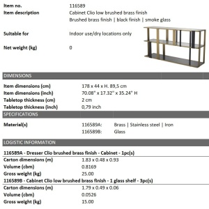 Raft elegant design LUX Clio low - Img 2
