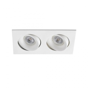 Rama Spot directionabil, incastrabil, alb, dim. 20x11cm ARGON-2, 43403 62755 universul-luminii.ro