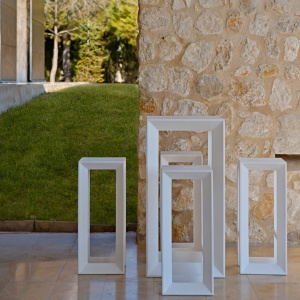 Scaun de bar exterior / interior design modern premium FRAME BAR STOOL 54076 Vondom