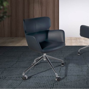 Scaun de birou elegant Blue swivel office