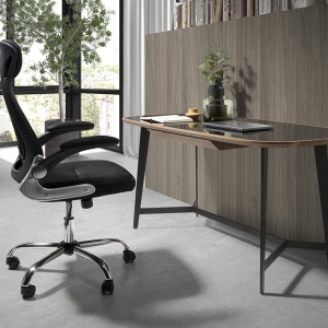 Scaun de birou pivotant design modern Black - Img 4