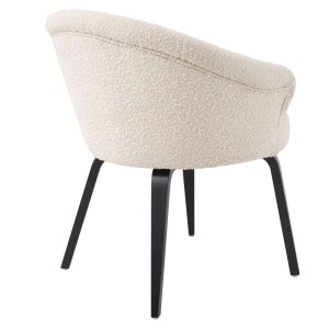 Scaun design elegant LUX Moretti, boucle crem 115038 HZ - Img 3