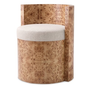 Scaun design LUX, Furnir Burl Mappa, Maro, Arcadia