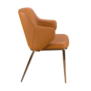 Scaun design LUX, Metal, Piele Sintetica 4162 - Img 4