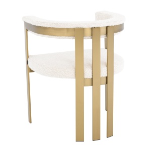 Scaun elegant design LUX Clubhouse, crem 113987 HZ - Img 3