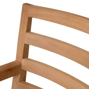 Scaun elegant pentru exterior design LUX Hera natur / flores off-white - Img 7