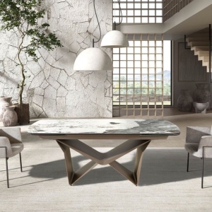 Scaun modern design italian, Tesatura, Grey - Img 6