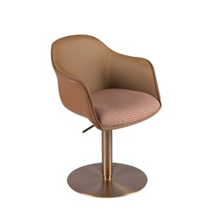 Scaun pivotant cu inaltime reglabila Stool maro