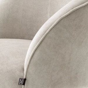 Scaun pivotant design elegant LUX Masters, Clarck sand - Img 5