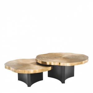 Set 2 masute de cafea design LUX Thousand Oaks alama 113295 HZ