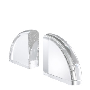Set 2 obiecte decorative din sticla design LUX Bookend 113236 HZ - Img 3