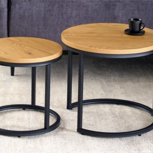 Set de 2 masute design industrial Elegance - Img 3