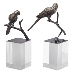 Set de 2 obiecte decorative LUX Morgana, bronz 114143 HZ - Img 3