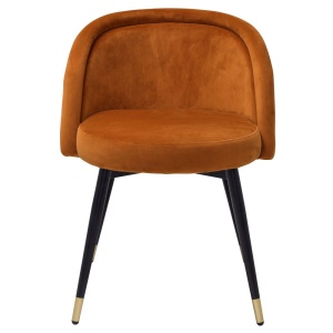 Set de 2 scaune design LUX Chloe, portocaliu 115964 HZ - Img 2
