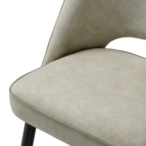 Set de 2 scaune design LUX Cliff, Mayer silver - Img 6