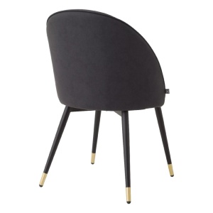 Set de 2 scaune design LUX Cooper, piele sintetica gri - Img 6