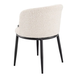 Set de 2 scaune LUX Filmore Boucle cream - Img 5