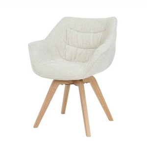 Set de 2 scaune pivotante The Dutch Comfort boucle bej - Img 3