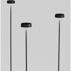 Set de 3 corpuri iluminat exterior decorativ cu tarus KASP H-90cm - Img 7