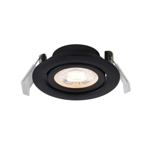 Set de 3 spoturi LED incastrabile directionabile Monolo negru - Img 2