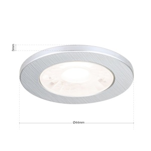 Set de 3 Spoturi LED incastrabile tavan ARTIST D-4,4cm argintiu 235765 universul-luminii.ro