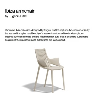 Set de 4 scaune cu brate de exterior / interior design modern premium IBIZA 65041 - Img 5