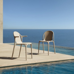 Set de 4 Scaune de exterior / interior design modern premium BROOKLYN CHAIR 65037 Vondom - Img 5