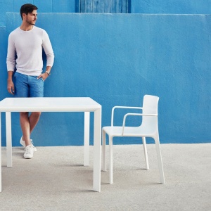 Set de 4 Scaune moderne cu brate de exterior / interior design premium KES CHAIR 64017 Vondom