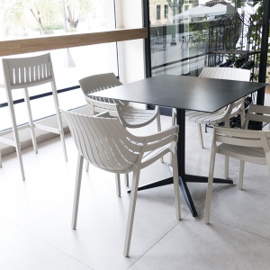 Set de 4 Scaune moderne cu brate de exterior / interior design premium SPRITZ ARMCHAIR 56017 - Img 7