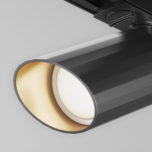 Spot, accesoriu pentru sinele monofazate Unity, Lipari negru, auriu mat 130895 universul-luminii.ro