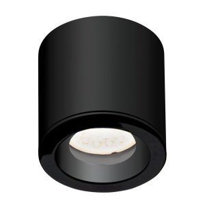 Spot aplicat design minimalist cu protectie IP65 FORM negru - Img 1