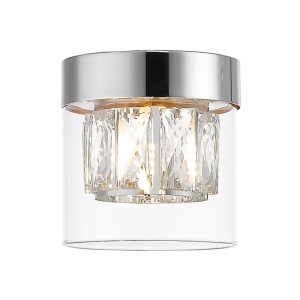 Spot aplicat design modern GEM crom C0389-01A-F4AC ZL - Img 1