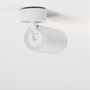 Spot aplicat design tehnic ZELOS alb 630535 universul-luminii.ro