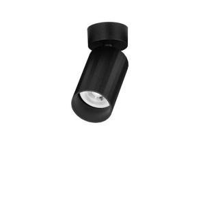 Spot aplicat design tehnic ZELOS negru