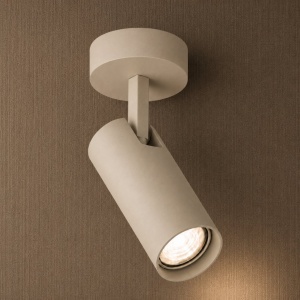 Spot aplicat directionabil cu bec GU10 Linca taupe - Img 3