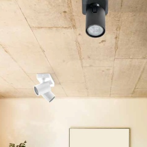 Spot aplicat directionabil de tavan/plafon EXO 1 negru ZZ AZ3193 80625 universul-luminii.ro