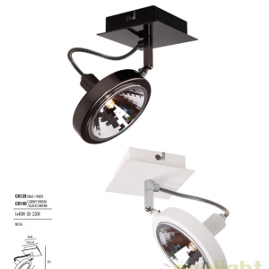 Spot aplicat directionabil design modern Reflex alb C0139 MX 66595 universul-luminii.ro