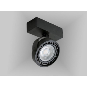 Spot aplicat directionabil JERRY 1 negru ZZ AZ1367 - Img 2