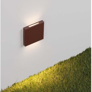 Spot aplicat perete exterior LED 3000K IP65 GOZ corten