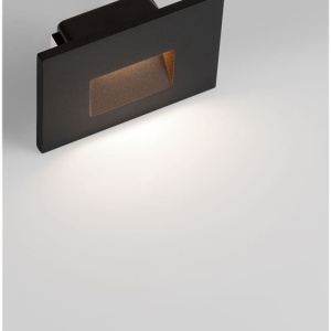 Spot aplicat perete exterior LED 3000K IP65 Pik negru - Img 5
