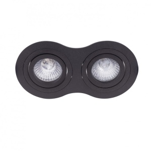 Spot directionabil incastrabil Signal II negru H0087 MX - Img 1